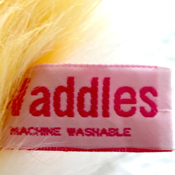 RUSS Berrie Chick Waddles Plush Stuffed Animal 11 in Yellow Fluffy Duckling Duck - Picture 4 of 6